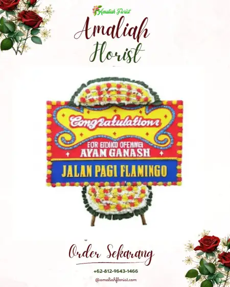 Sewa Papan Bunga Venue Pernikahan Cibinong